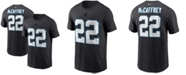 Nike Men's Christian McCaffrey Black Carolina Panthers Name and Number T-shirt